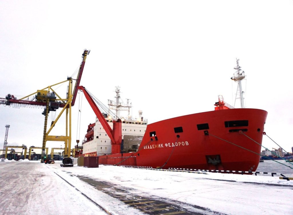 The research vessel RV Akademik Fyodorov