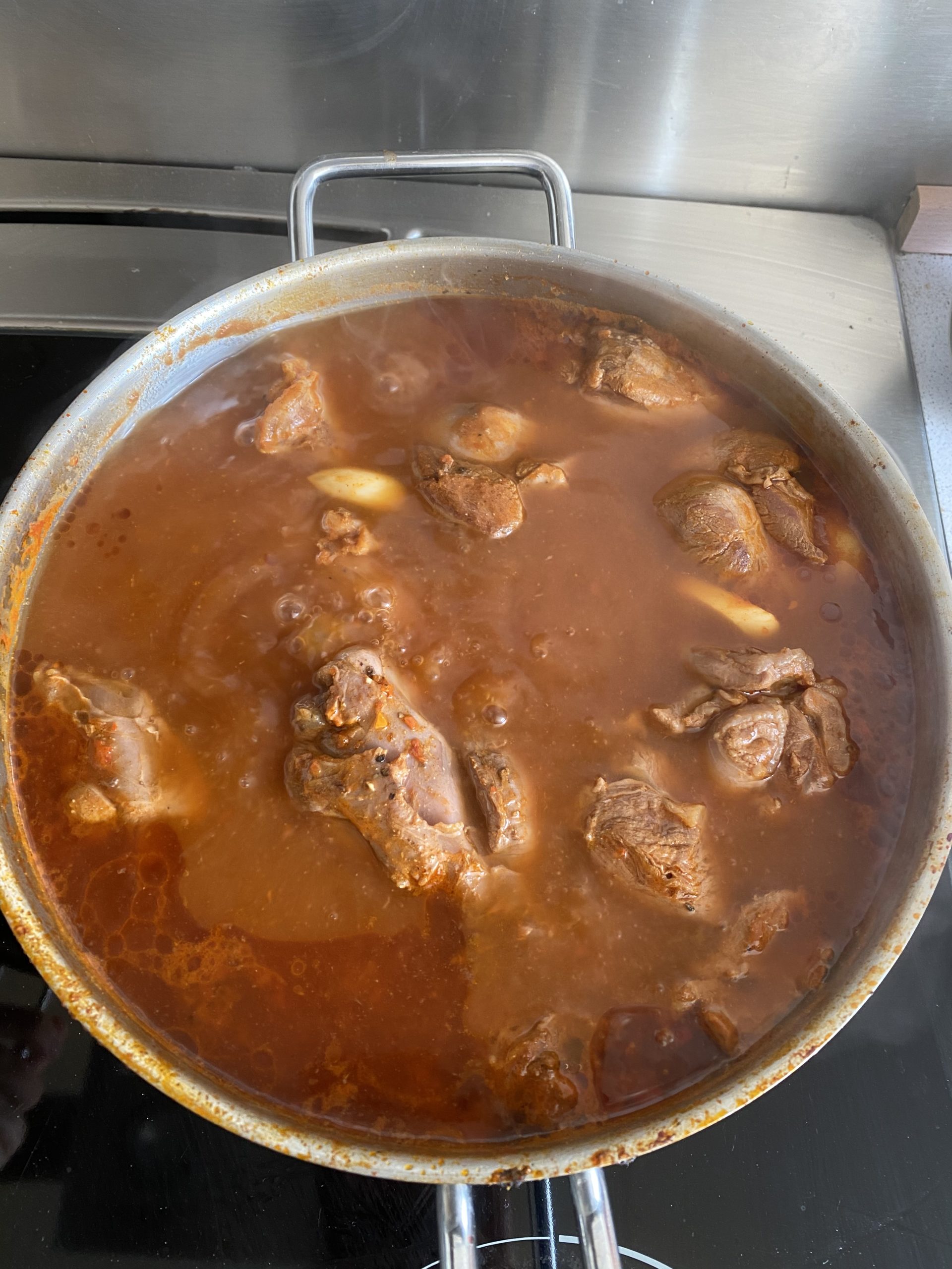 Beer Braised Venison Shank Hunting