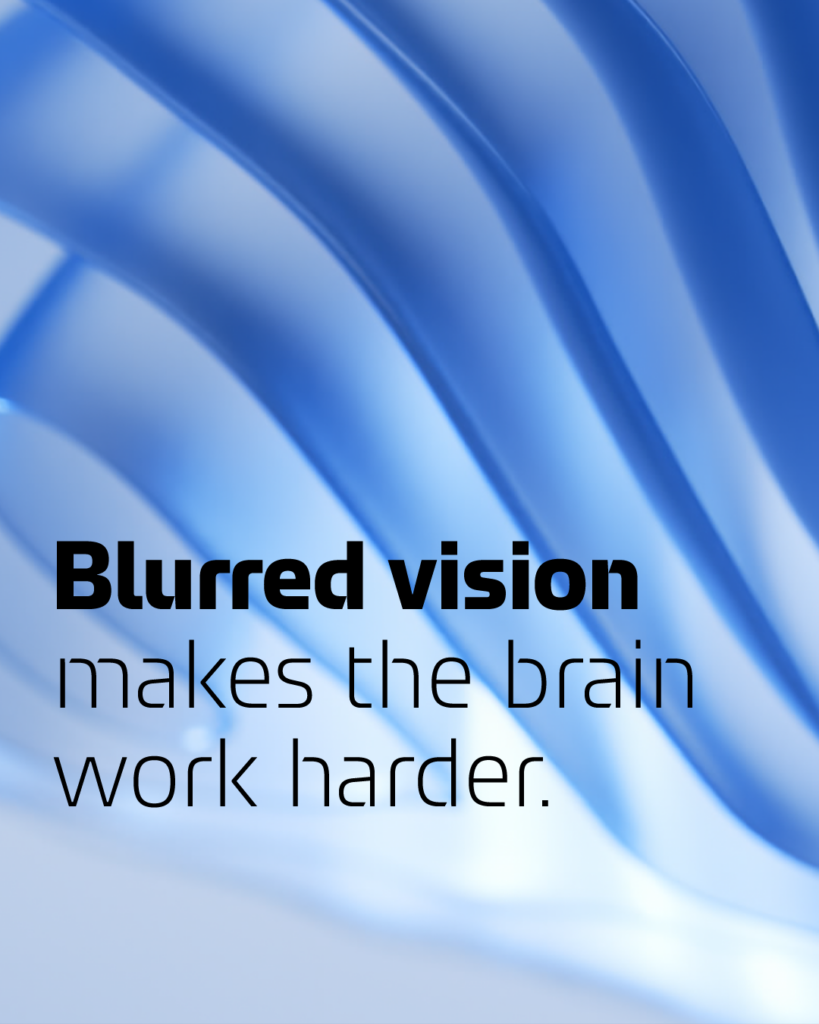 blurry vision